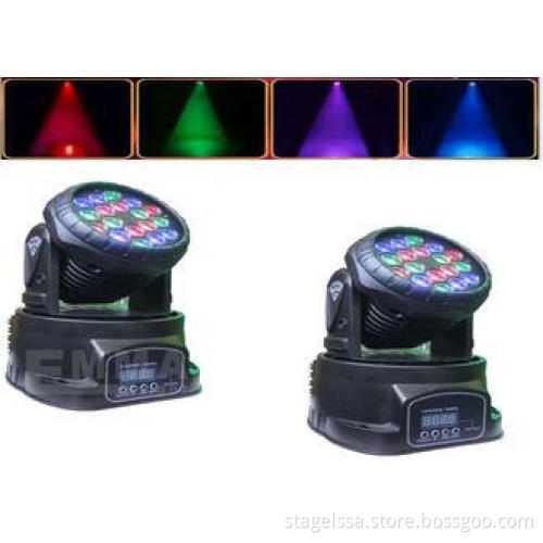 18X3W Led Beam Moving Head Light 5 CH 54W , Led Moving Head